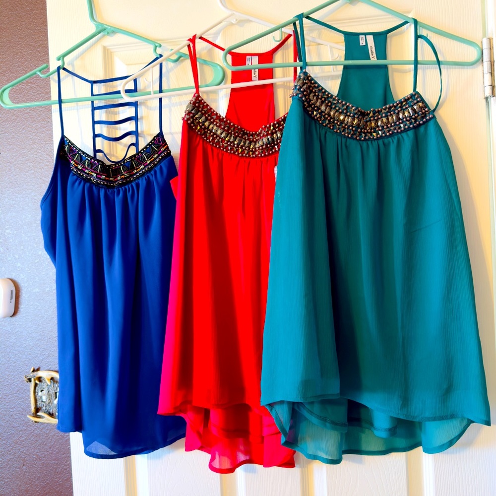 3 dressy tang tops
